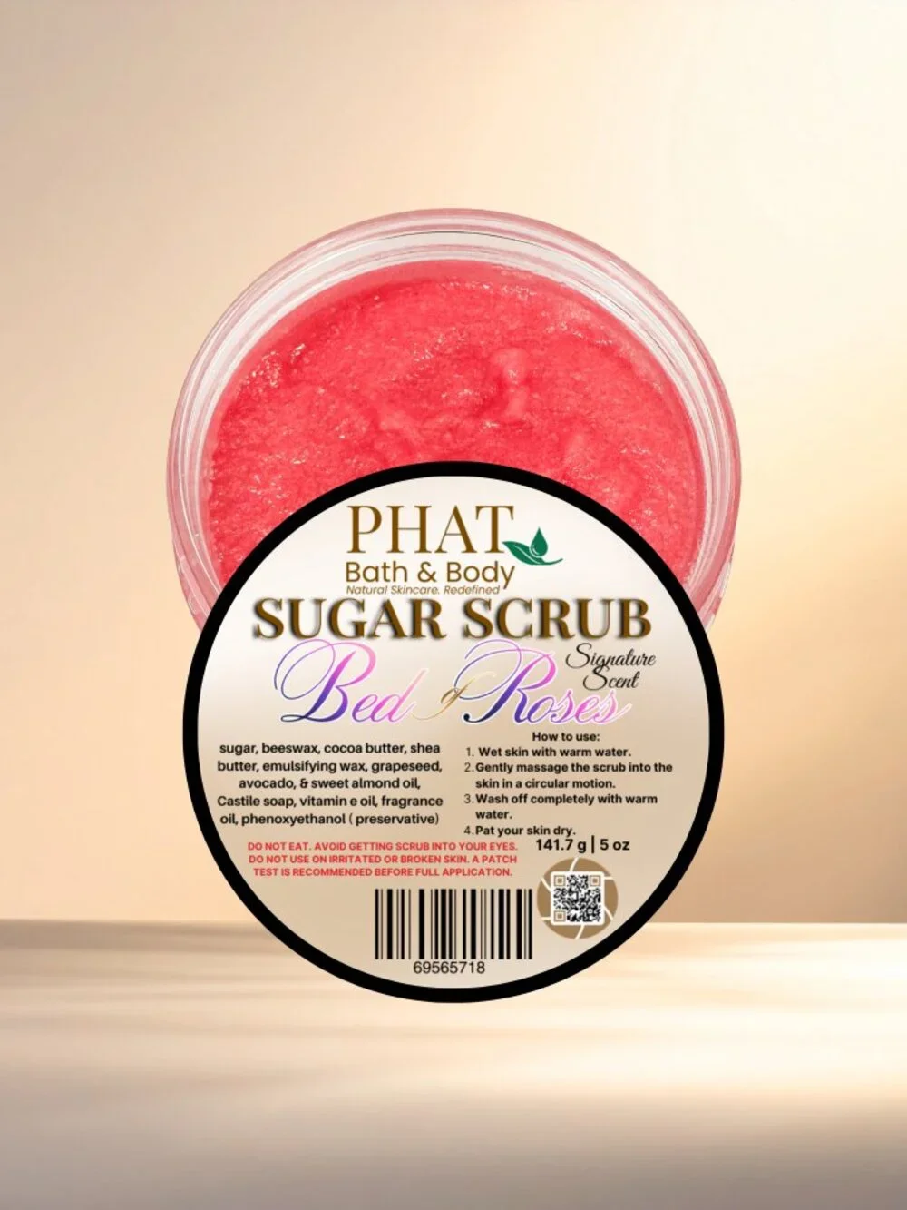 Phat Bath & Body Bed of Roses Sugar Scrub
